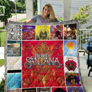 Santana Albums Cover Poster Quilt Gift For Christmas Black Friday Thanksgiving