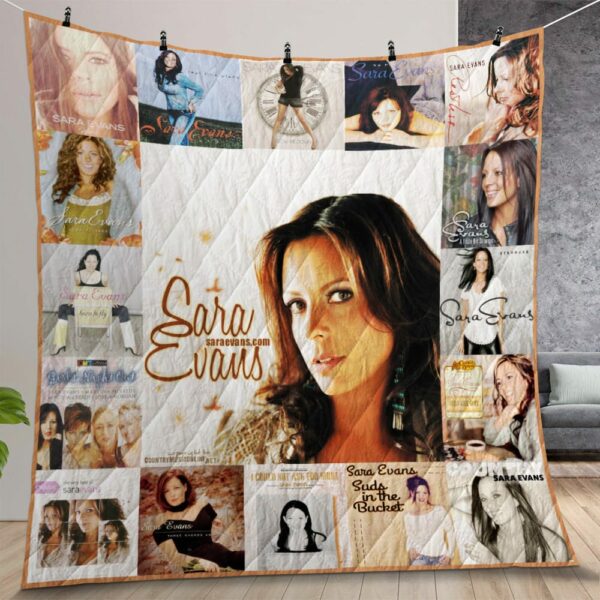 Sara Evans Quilt Gift For Christmas Birthday Halloween