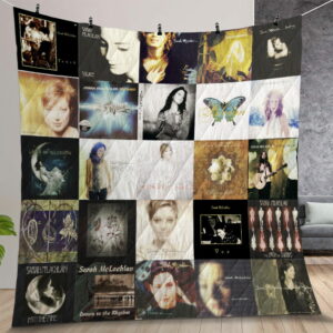 Sarah Mclachlan Album Covers Quilt Gift For Christmas Birthday Thanksgiving