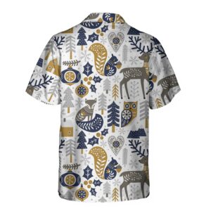 Scandinavian Christmas Shirt For Men Hawaiian Shirt Christmas Hawaiian Shirt Gift Idea 2