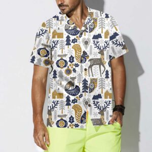 Scandinavian Christmas Shirt For Men Hawaiian Shirt Christmas Hawaiian Shirt Gift Idea 4