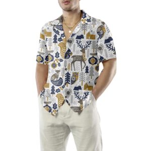 Scandinavian Christmas Shirt For Men Hawaiian Shirt Christmas Hawaiian Shirt Gift Idea 5