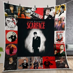 Scarface Quilt Gift For Christmas Birthday Thanksgiving