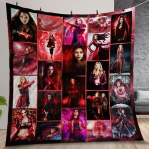 Scarlet Witch Avenger Marvel Comics Art Quilt Gift For Christmas Birthday Thanksgiving