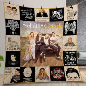 Schitts Creeks Quilt Gift For Christmas Birthday Halloween