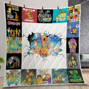 Scooby Doo Quilt Gift For Christmas Birthday Thanksgiving
