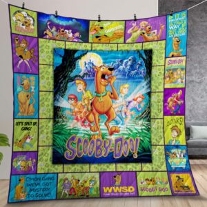 Scooby Doo Quilt Gift For Christmas Birthday Thanksgiving Version 2