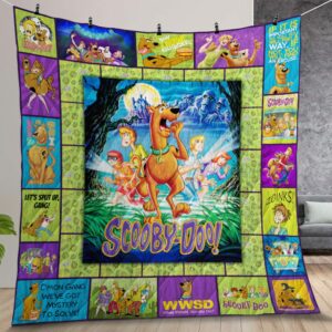 Scooby Doo Quilt Gift For Christmas Birthday Thanksgiving Version 3