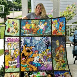 Scooby Doo Quilt Gift For Christmas Black Friday Thanksgiving