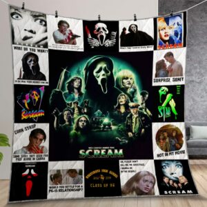 Scream Quilt Gift For Christmas Birthday Halloween