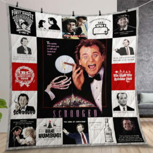 Scrooged Quilt Gift For Christmas Birthday Halloween