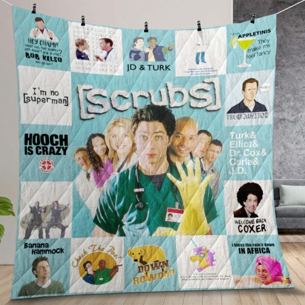 Scrubs Quilt Gift For Christmas Birthday Halloween