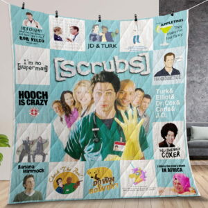 Scrubs Quilt Gift For Family On Christmas Black Friday