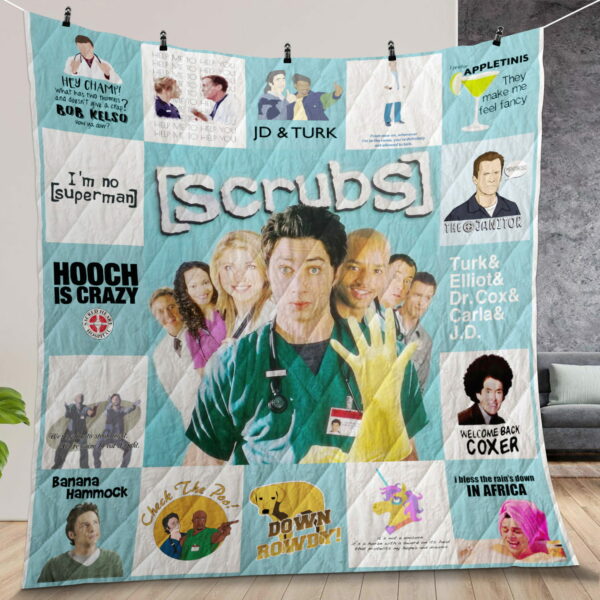 Scrubs Quilt Gift For Family On Christmas Black Friday