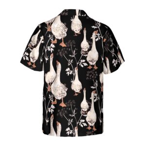 Seamless Gooses Pattern Shirt For Men Hawaiian Shirt 2