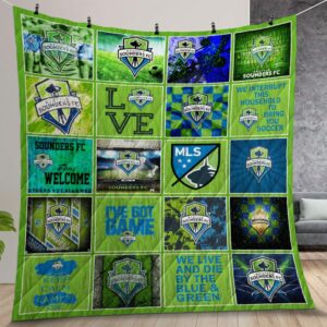 Seattle Sounders Quilt Gift For Christmas Birthday Thanksgiving