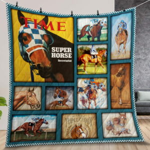 Secretariat Quilt Gift For Christmas Birthday Halloween