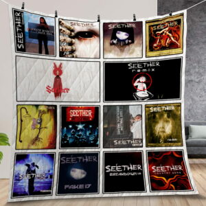 Seether Album Covers Quilt Gift For Christmas Birthday Halloween
