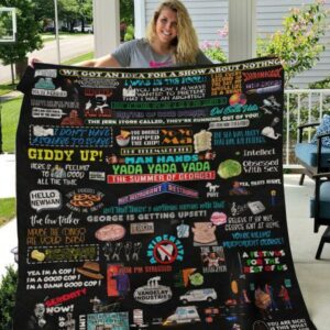 Seinfeld 30Th Anniversary Quilt Gift For Fans Christmas Black Friday Black Friday