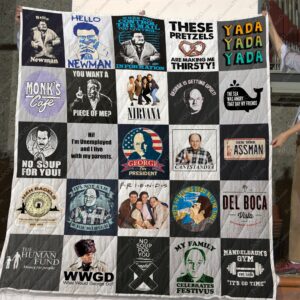 Seinfeld Quilt Gift For Christmas Black Friday Thanksgiving