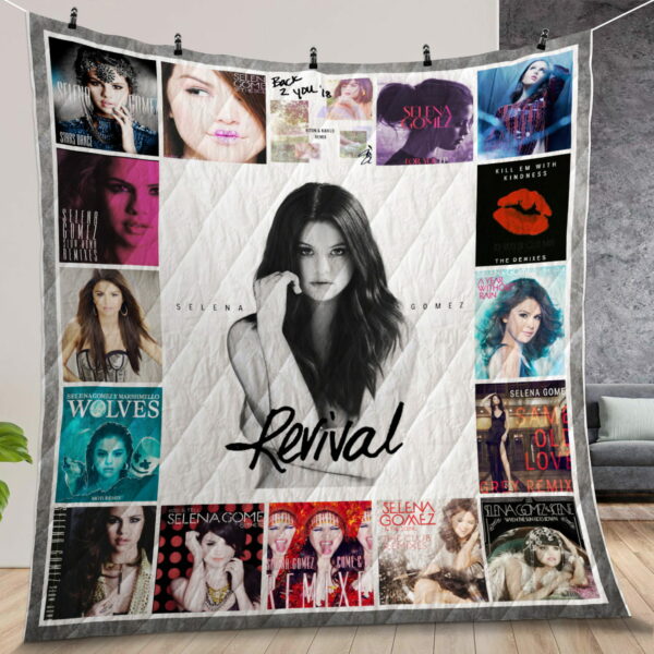 Selena Gomez Albums Cover Poster Quilt Gift Ideas For Fans