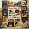 September Black Women Quilt Gift For Christmas Black Friday Thanksgiving