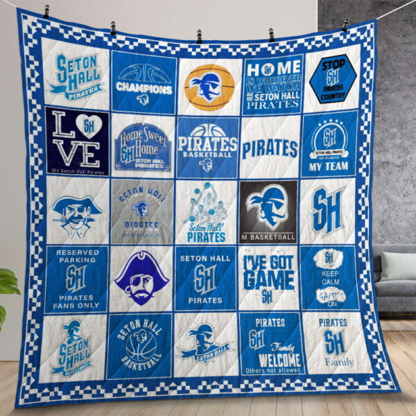 Seton HaPirates Shp Quilt Gift For Christmas Birthday Thanksgiving