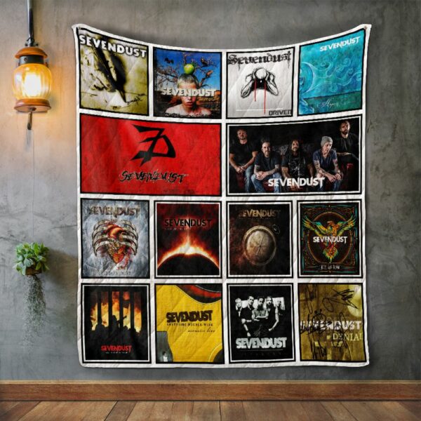 Sevendust Album Covers Quilt Gift For Fans Christmas Black Friday Black Friday