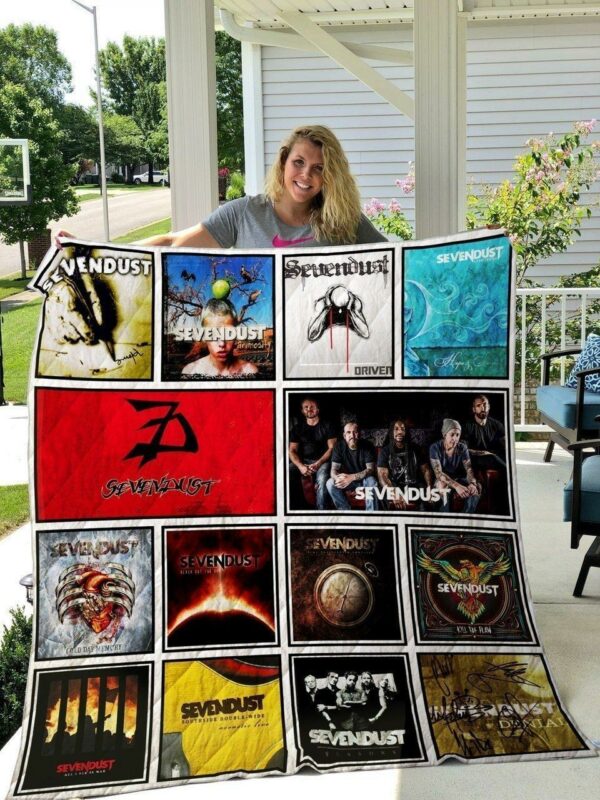 Sevendust Quilt Gift For Family On Christmas Black Friday Cyber Monday