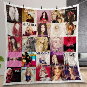 Shakira Albums Quilt Gift For Christmas Birthday Thanksgiving