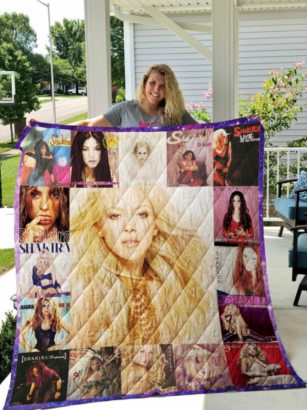 Shakira Albums Quilt Gift For Fans Christmas Black Friday Black Friday
