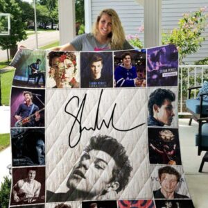Shawn Mendes Quilt Gift For Fans Christmas Black Friday Black Friday