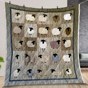 Sheep Pattern Quilt Gift For Fans Christmas Black Friday