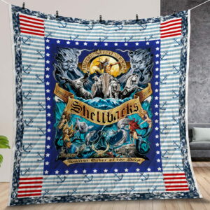 Shellback Navy Quilt Gift Ideas For Fans