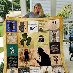 Sherlock Holmes Quilt Gift For Family On Christmas Black Friday Cyber Monday