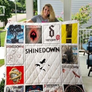 Shinedown Albums Quilt Gift Ideas For Fans on Christmas