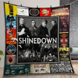 Shinedown Quilt Gift For Christmas Birthday Halloween