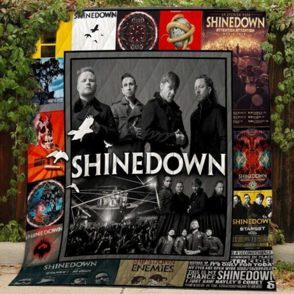 Shinedown Quilt Gifts For Birthday Christmas Thanksgiving