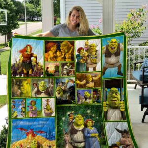 Shrek Quilt Gift For Christmas Black Friday Thanksgiving