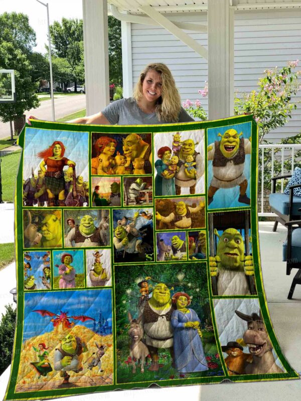 Shrek Quilt Gift For Christmas Black Friday Thanksgiving
