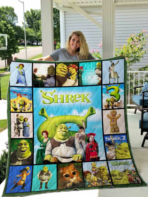 Shrek Quilt Gift For Fans Christmas Black Friday Black Friday