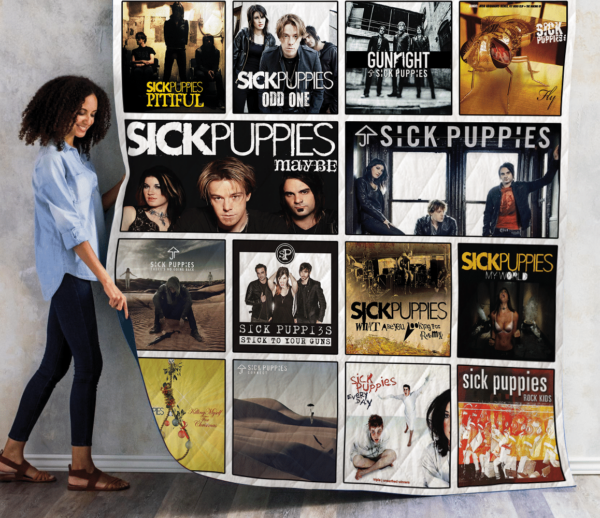Sick Puppies Albums Quilt Gift For Family On Christmas Black Friday Cyber Monday