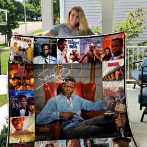 Sidney Poitier Quilt Gift For Christmas Black Friday Thanksgiving