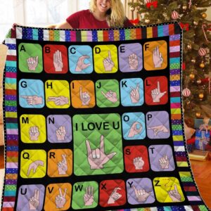 Sign Language I Love You Gift For Family On Christmas Black Friday Black Friday