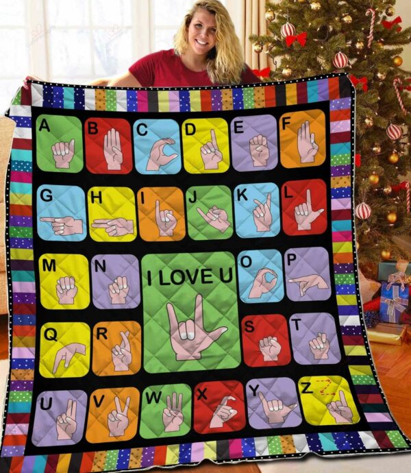 Sign Language I Love You Gift For Family On Christmas Black Friday Black Friday