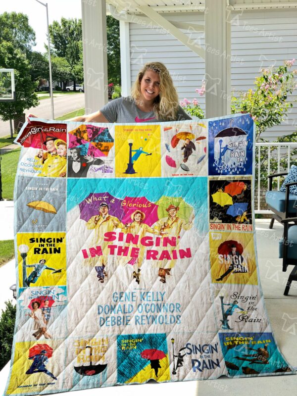 Singin In The Rain Quilt Gift For Christmas Black Friday Thanksgiving