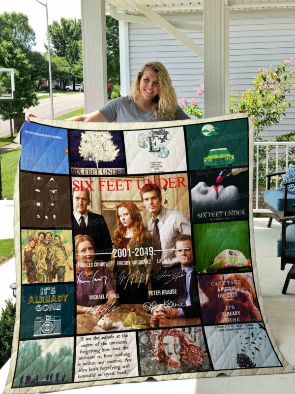 Six Feet Under Quilt Gift For Family On Christmas Black Friday Cyber Monday