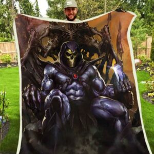 Skeletor Quilt Gift For Christmas Black Friday Thanksgiving