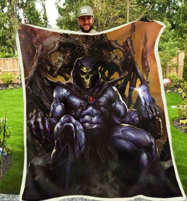 Skeletor Quilt Gift For Christmas Black Friday Thanksgiving