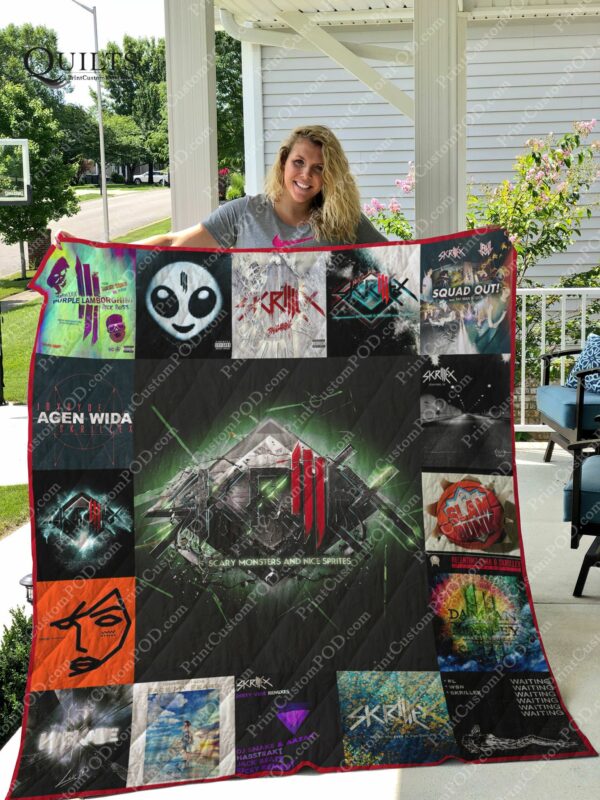 Skrillex Albums Quilt Gift Ideas For Fans on Christmas